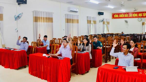 Xã Vạn Tường tổ chức Hội nghị hiệp thương lần thứ nhất chuẩn bị cho bầu cử đại biểu HĐND xã, nhiệm kỳ 2026–2031