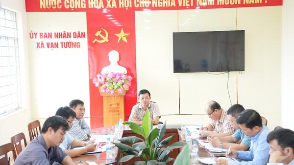 Xã Vạn Tường: Tập trung tháo gỡ vướng mắc Dự án Nâng cấp, mở rộng Nhà máy lọc dầu Dung Quất